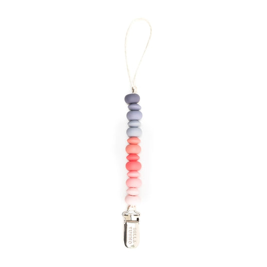 Girl multi pacifier clip