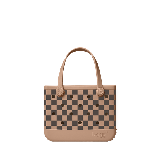 Bitty bogg bag checkered - camel/hot cocoa