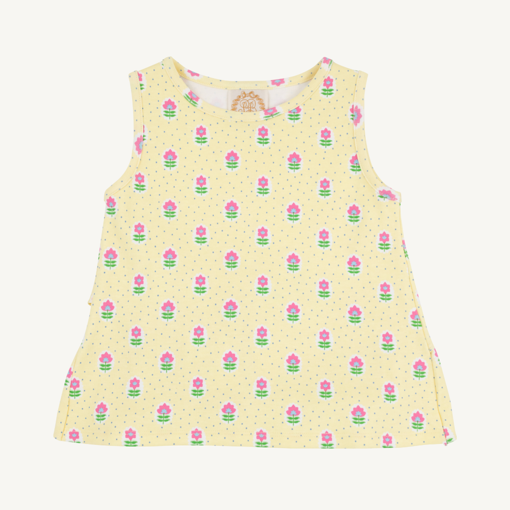 Love you back top - fairway floral