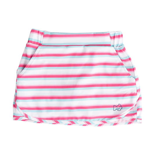 Carolina catch skort - aruba pink stripe