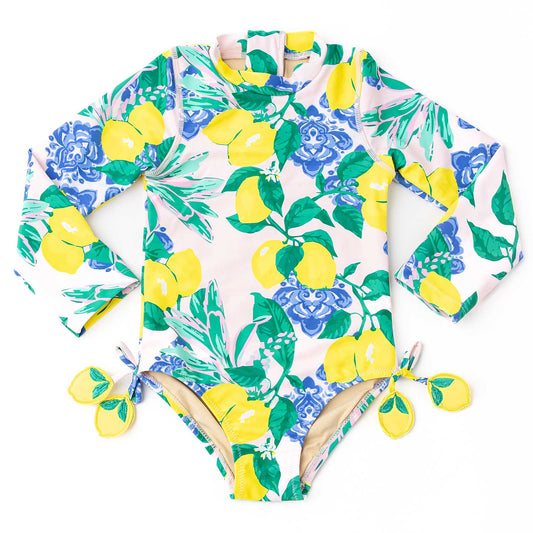 Santorini citrus l/s one piece