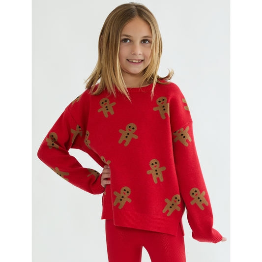 Little callie sweater - gingerbread