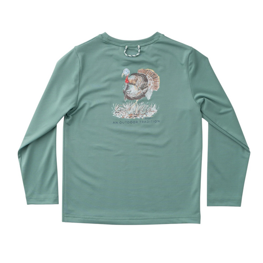 Frosty spruce l/s pro perf fishing tee