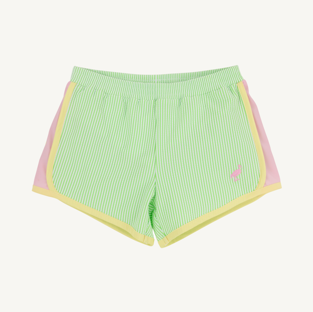 Prepletic shimmy shake shorts - lexington lime stripe