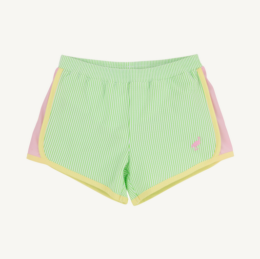 Prepletic shimmy shake shorts - lexington lime stripe
