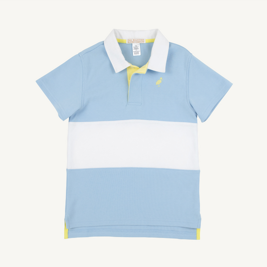 Rollins rugby shirt - beale st blue/wawhite