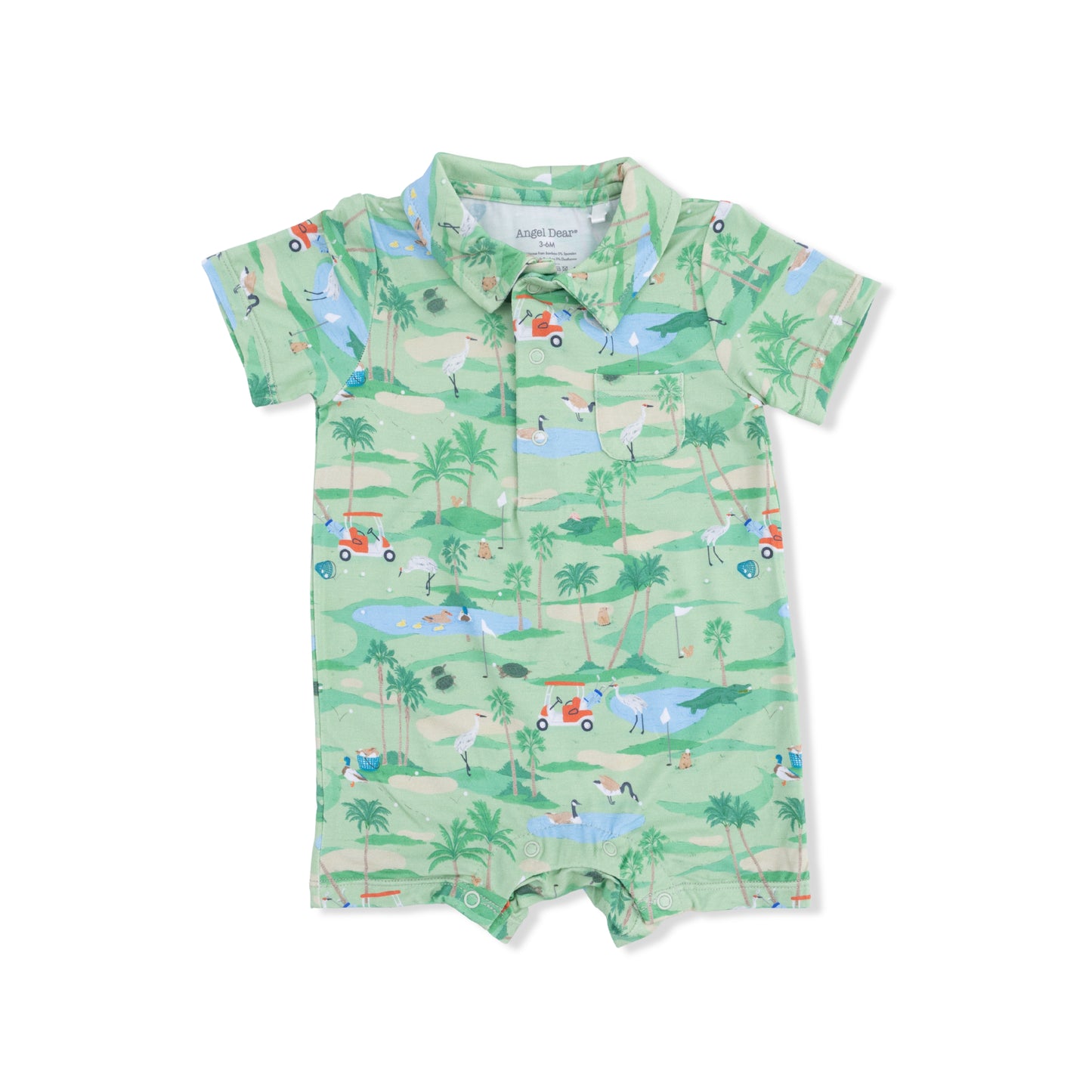 Golf oasis animals polo shortie