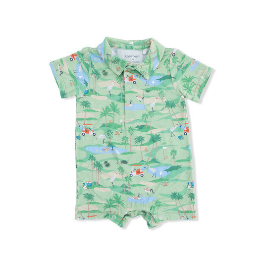 Golf oasis animals polo shortie