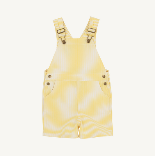 Chapman choo choo overalls - lake worth yellow stripe