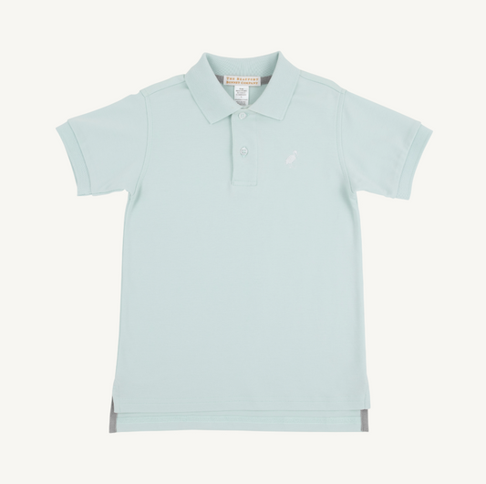 Prim and proper s/s polo - old greenwich green