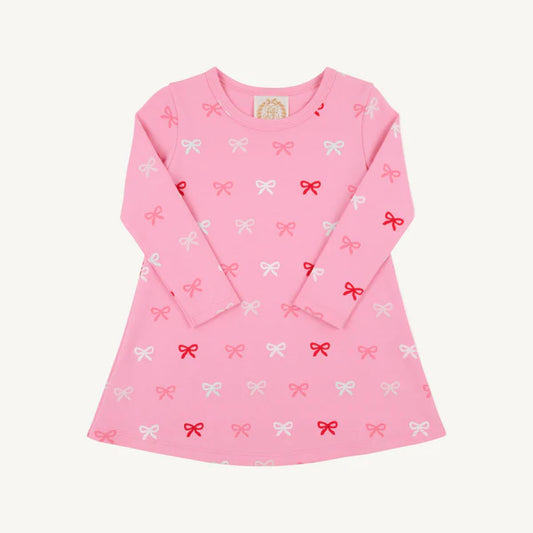 L/s polly play dress - bitty bows
