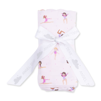 Tiny tumblers swaddle blanket