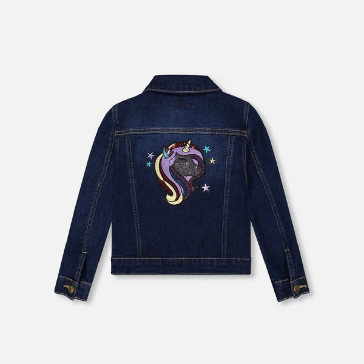 Denim jacket w. hearts