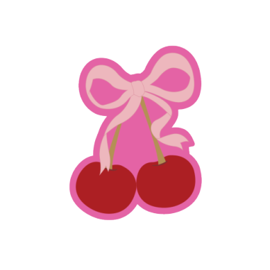Bogg bits - cherry bow