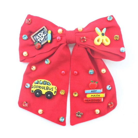 Back to school bow