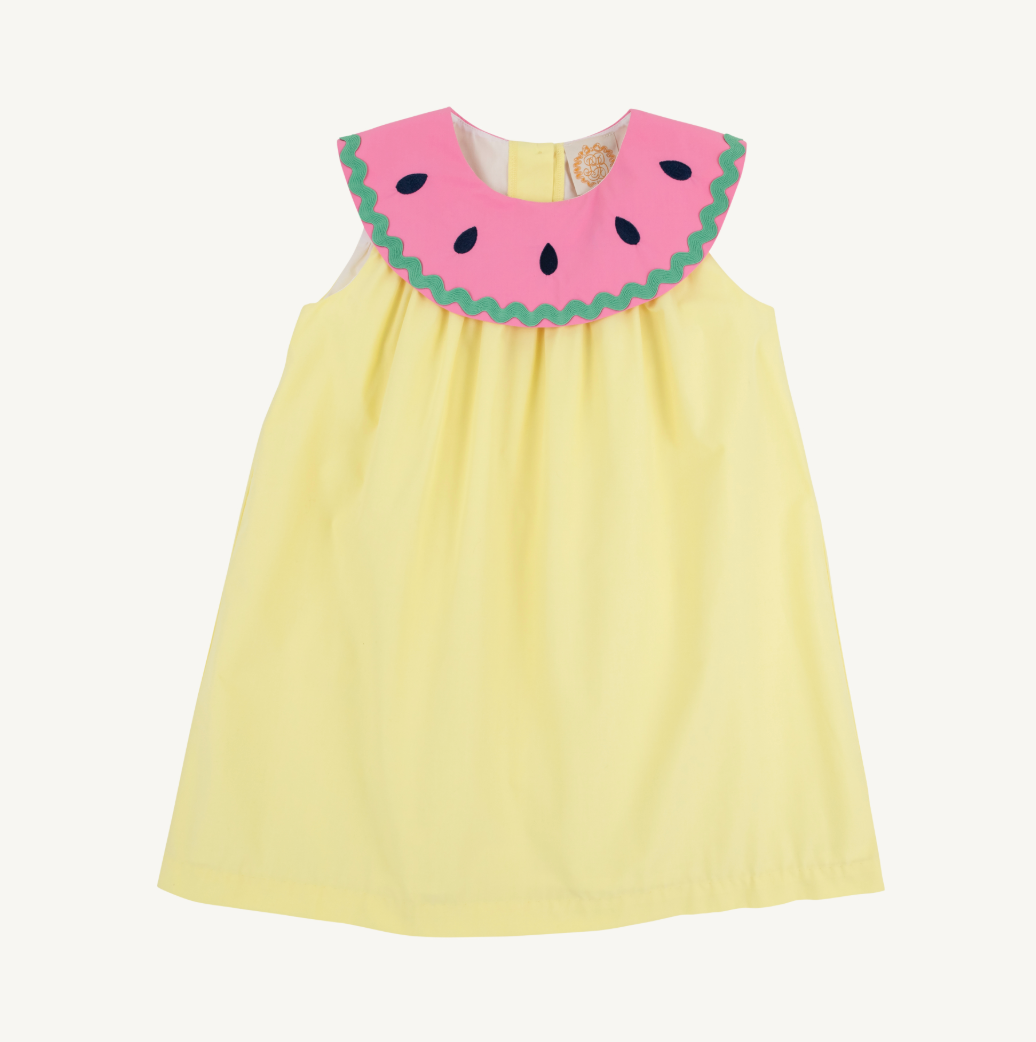 Sleeveless tabithas teachers pet dress - lake worth yellow