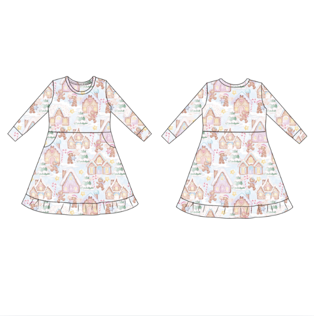 Gingerbread Lane Bamboo Dress