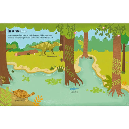 First sticker book - dinosaurs