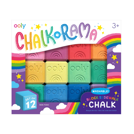 Chalk-o-rama - block sidewalk chalk