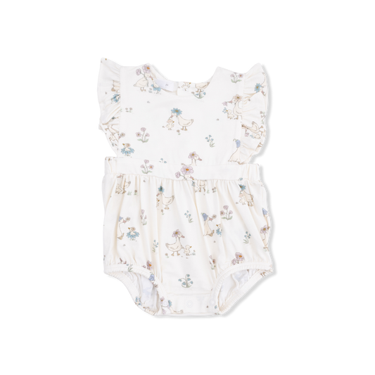 Flower ducklings sunsuit