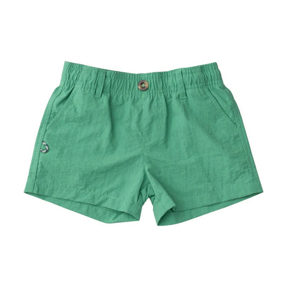 Outrigger perf shorts - green spruce