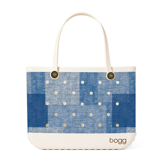 Bogg bag - blue jean coconut/denim