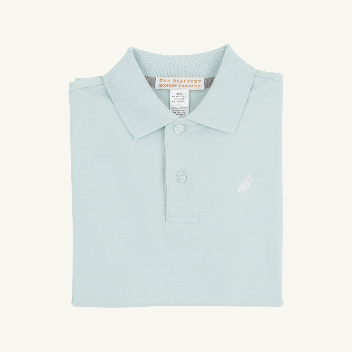 Prim and proper s/s polo onesie - old greenwich green