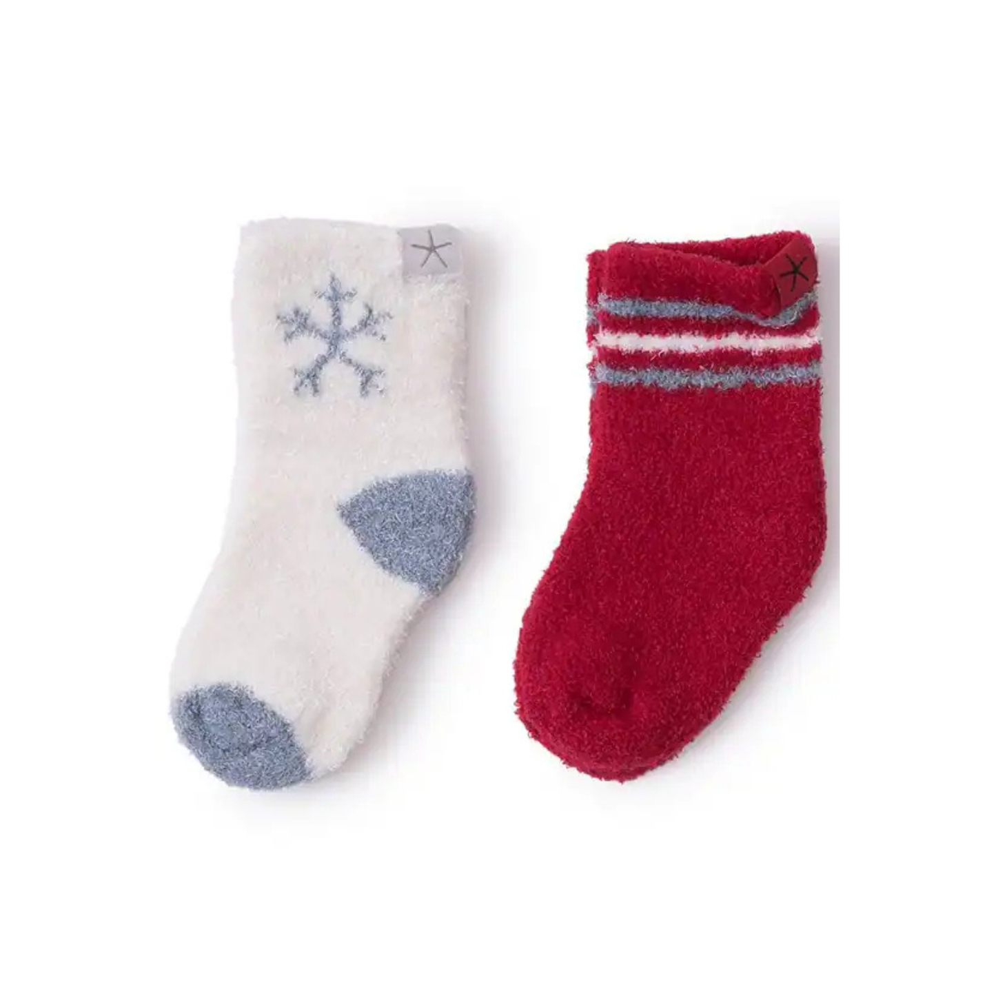Baby holiday sock set - cream multi