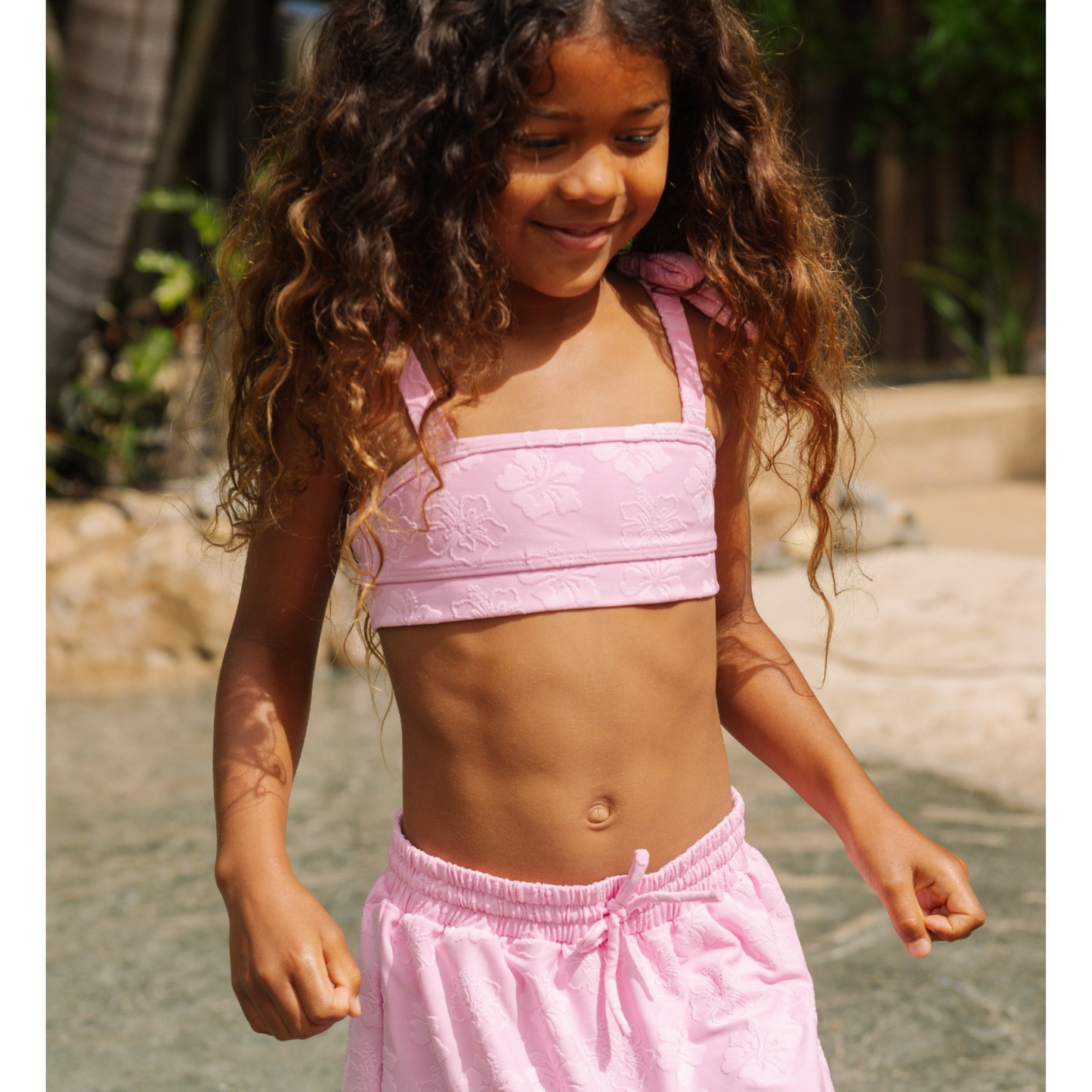 Sunny skies bikini - pop pink