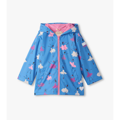 Ballet school color changing rain jacket