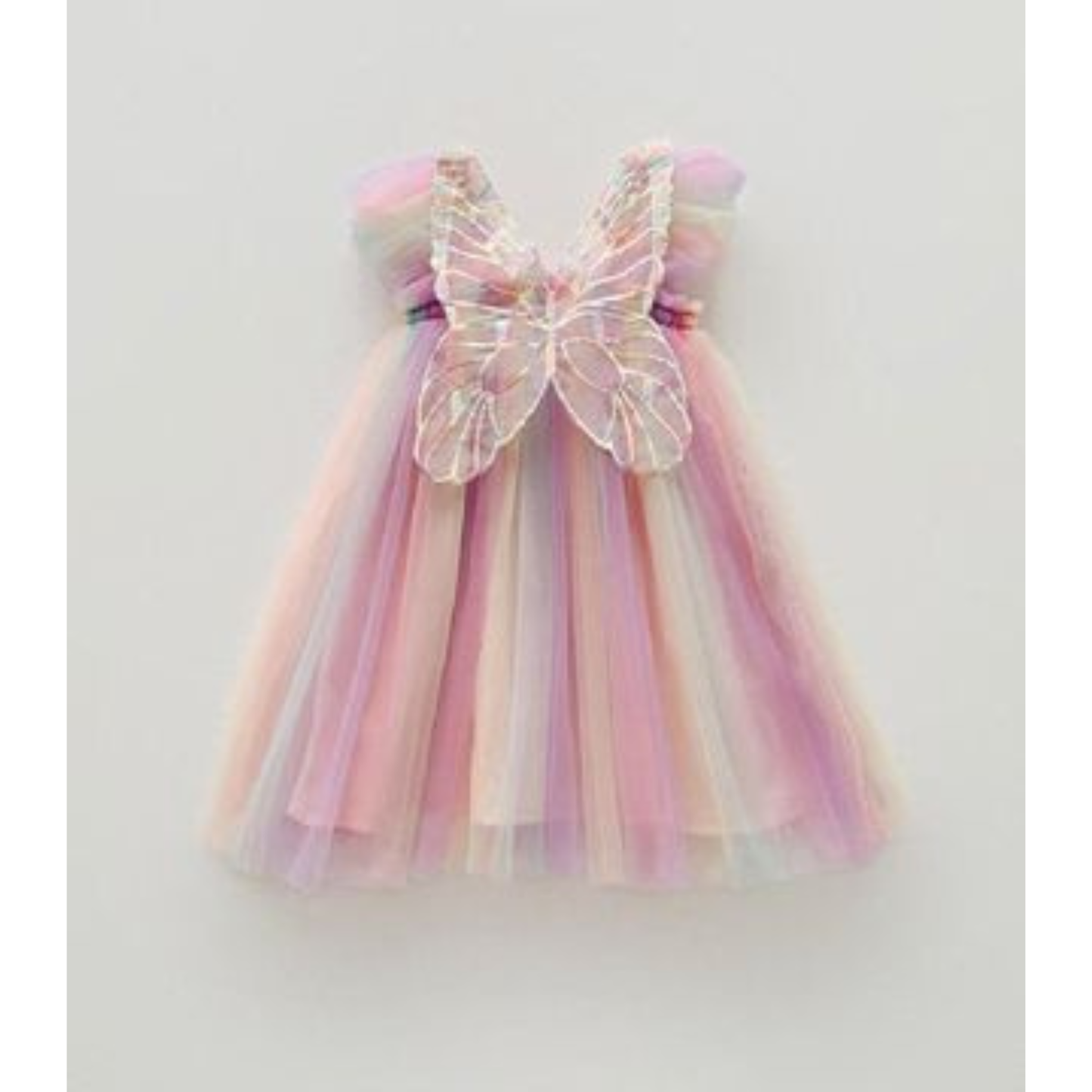 Butterfly wings tulle dress