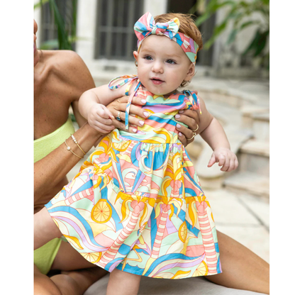 Resort dress - yellow