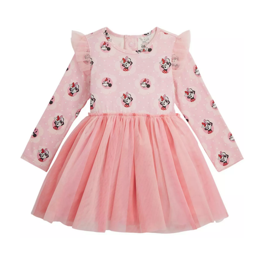 Minnie galentines day dress w. tutu skirt