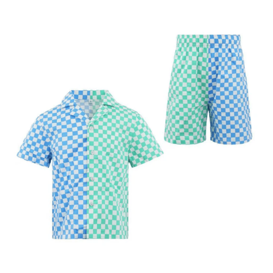 Checkered summer set