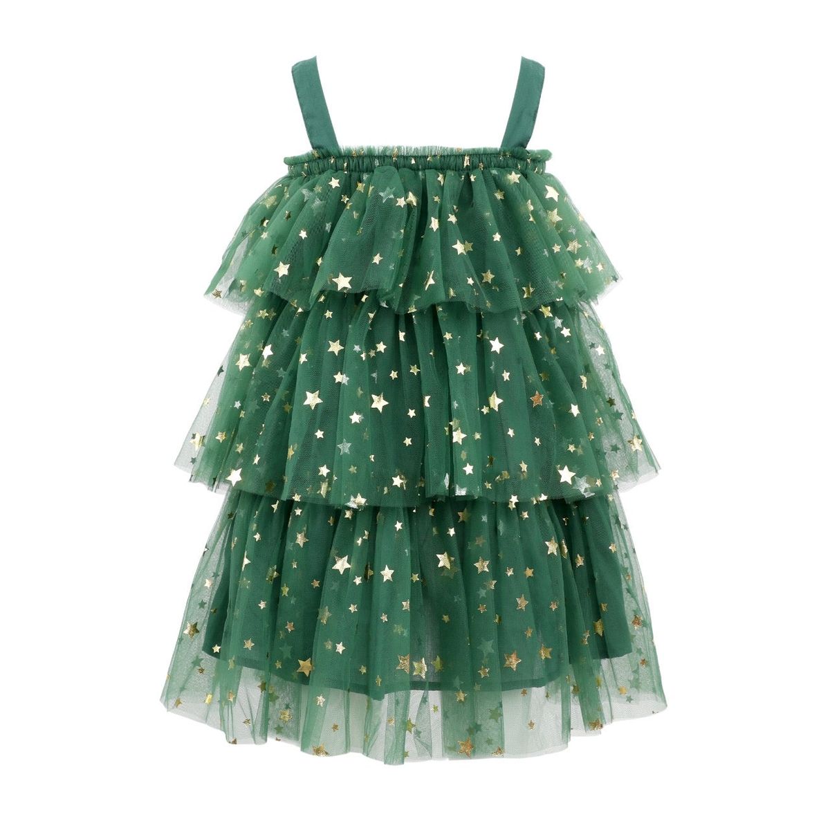Christmas starry tulle dress