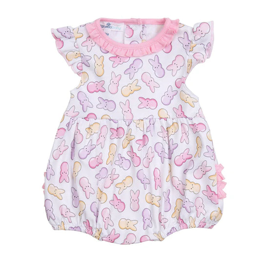 Peep-tastic ruffle flutters bubble - pink