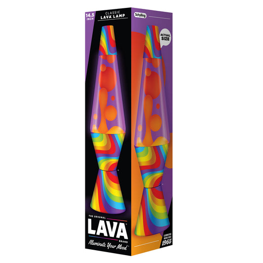 Lava lamp flowing color band