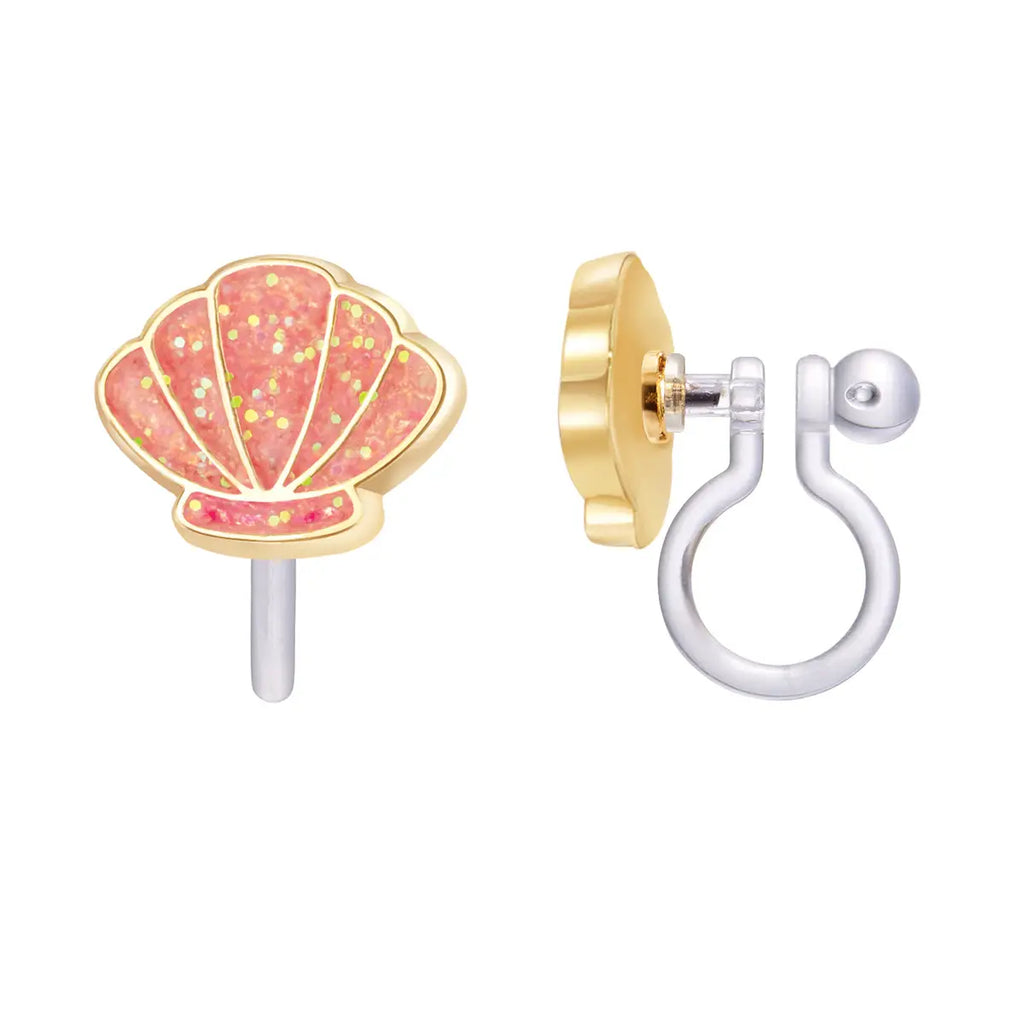 Girl Nation Shell-abrate Clip on Cutie Earrings