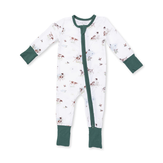 Pointer pups & duck buddies conv. romper