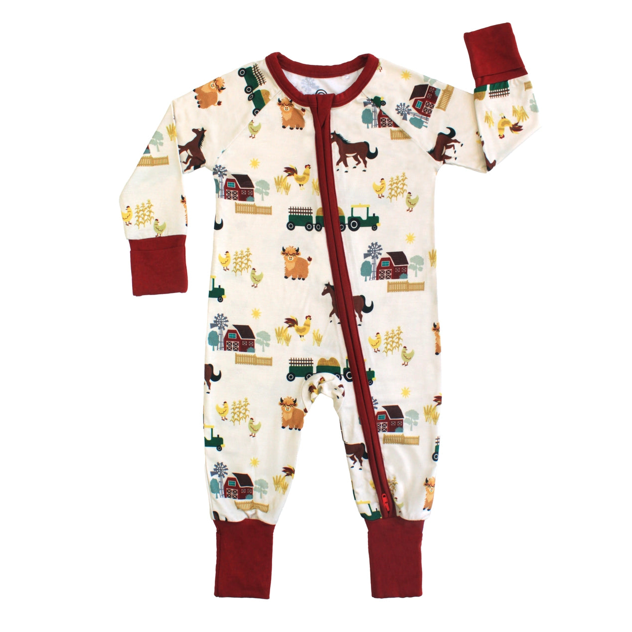 On the farm bamboo convertible pjs