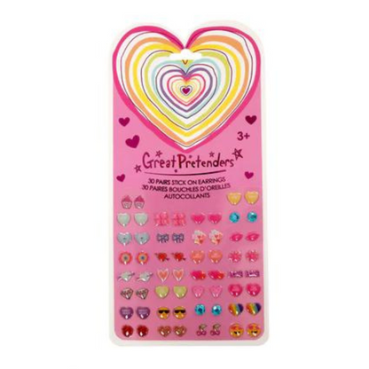 Heart sticker earrings