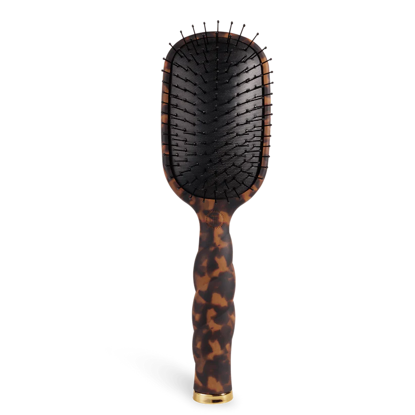Detangler brush for medium hair - tortoise