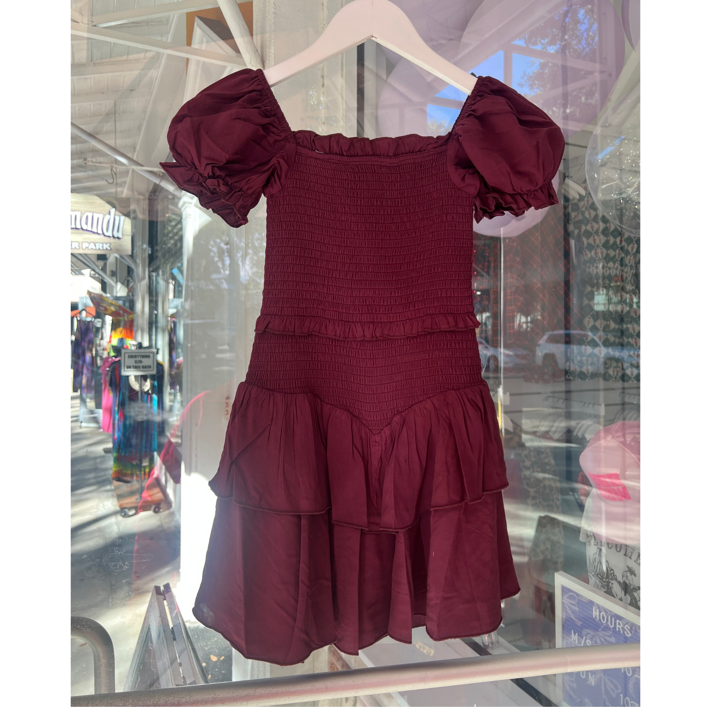 Lainey dress - eggplant