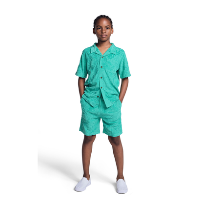 Resort shorts - emerald