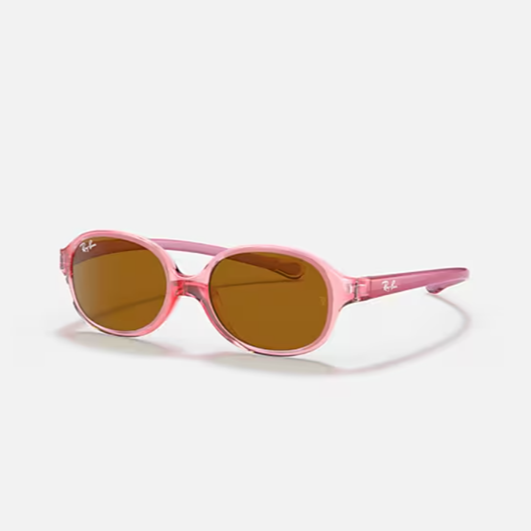 Rayban sunglasses - transparent light red w. brown