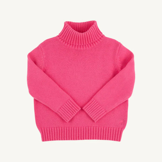 Townsend turtleneck sweater - romany rose