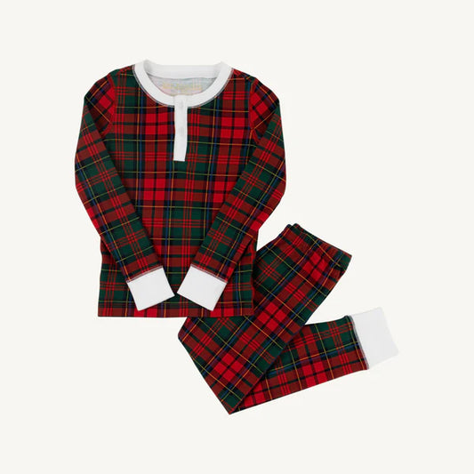 Sutton's sweet dream pj set - paces mill plaid