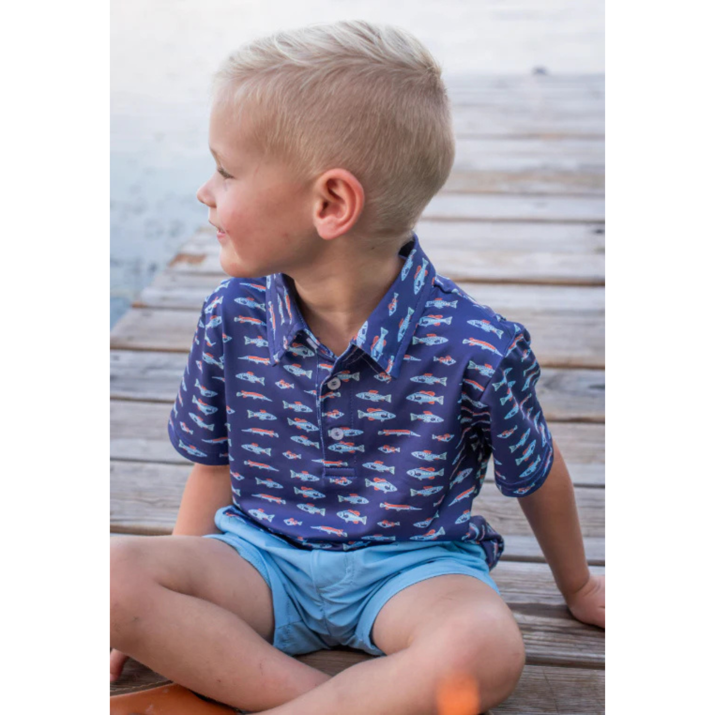 Perf polo - freshwater