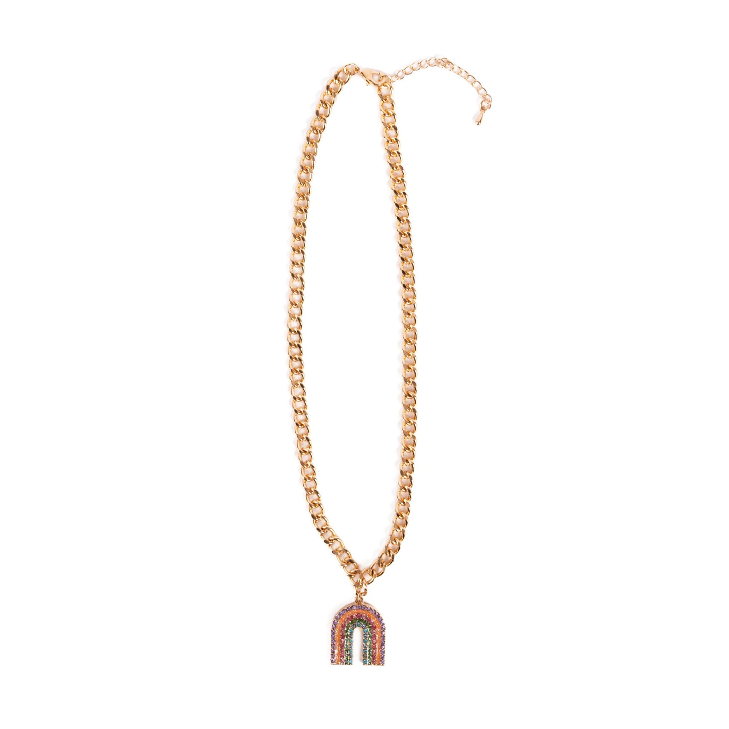 Boutique chic somewhere over the rhinestone necklace