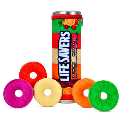 Lifesavers packaging plush
